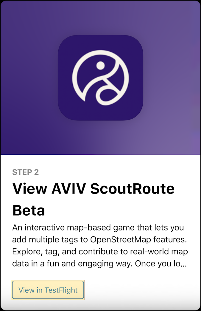 Safari Open in TestFlight