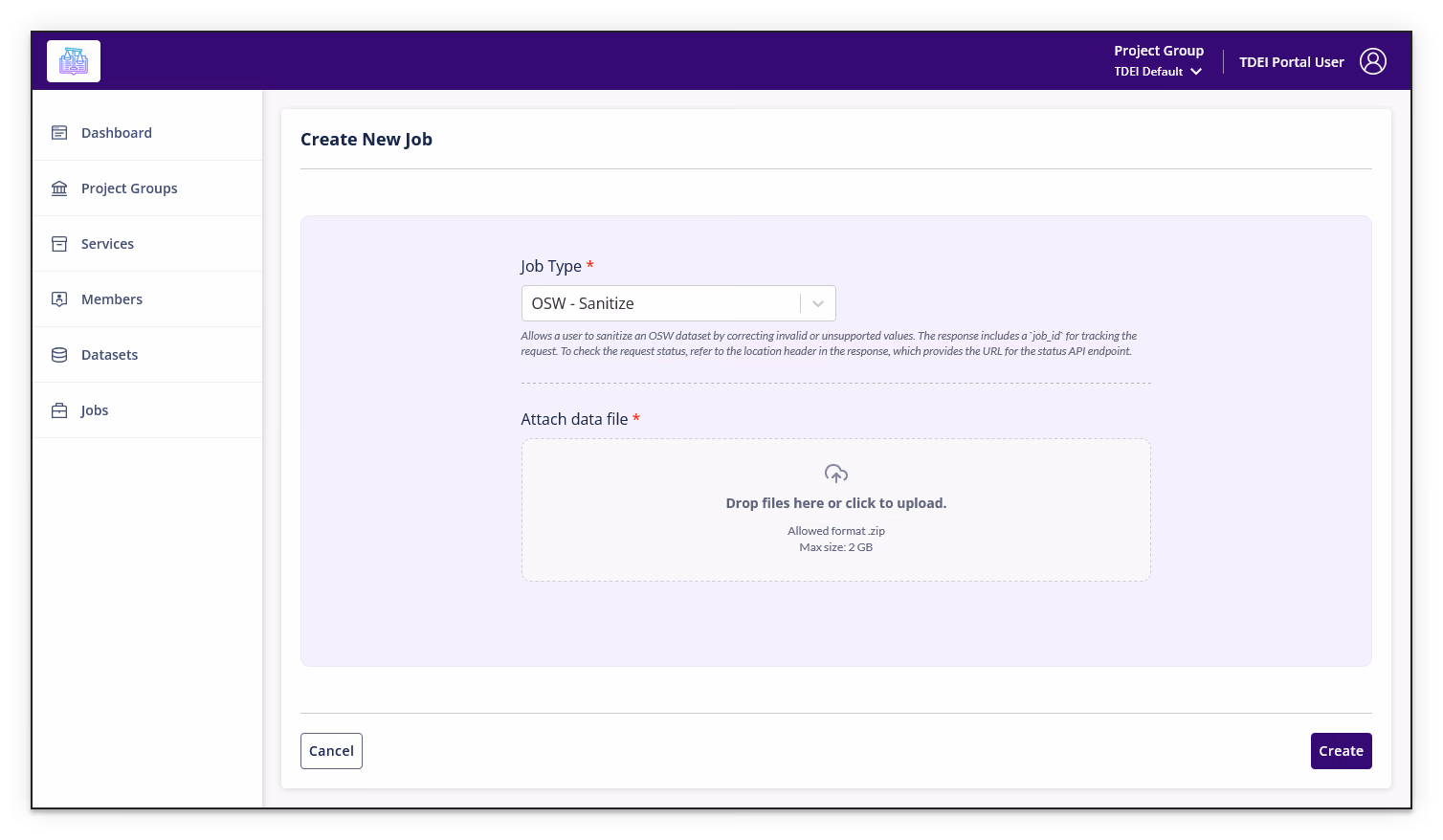 OSW - Sanitize form