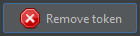 Screenshot of the "Remove token" button in the JOSM Preferences menu.